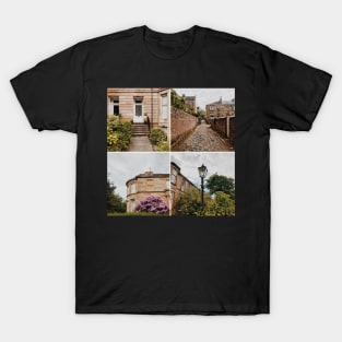 Glasgow Southside Streets Collage T-Shirt